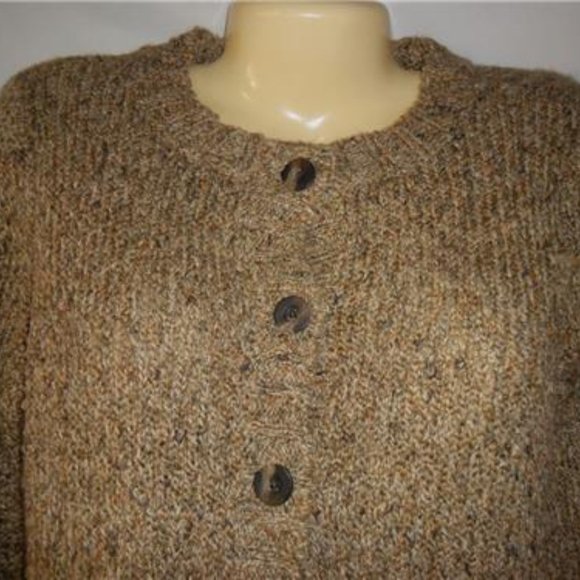 Women's Tan Cardigan Sweater NWT PP - Picture 2 of 2